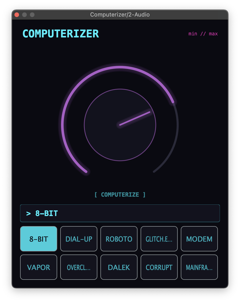 Computerizer plugin interface