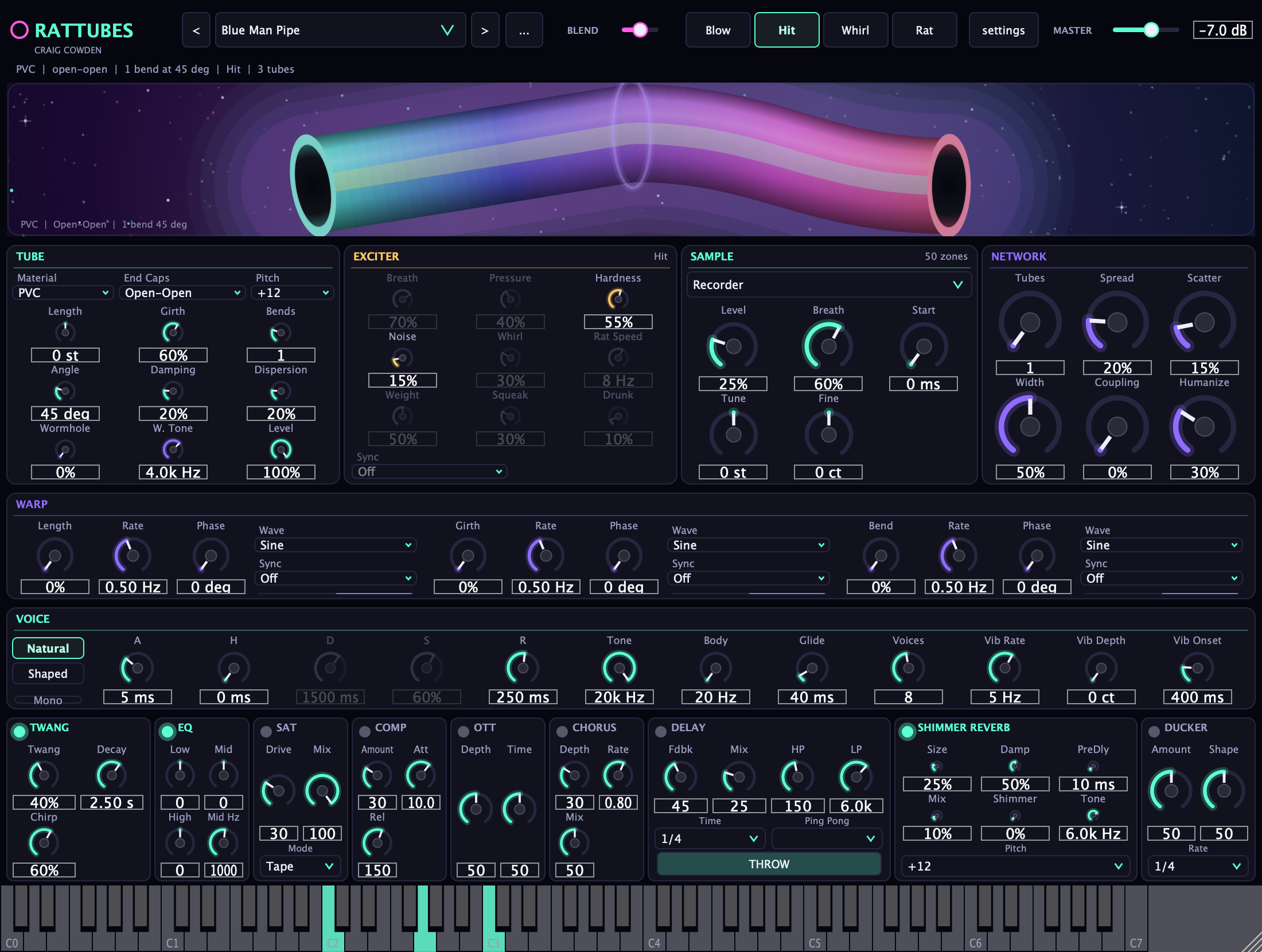 RatTubes plugin interface