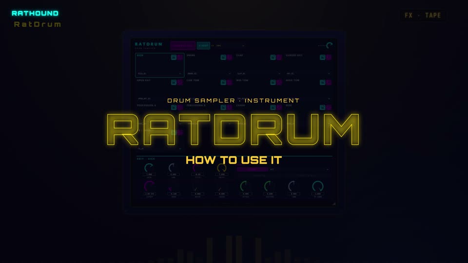 RatDrum how-to video