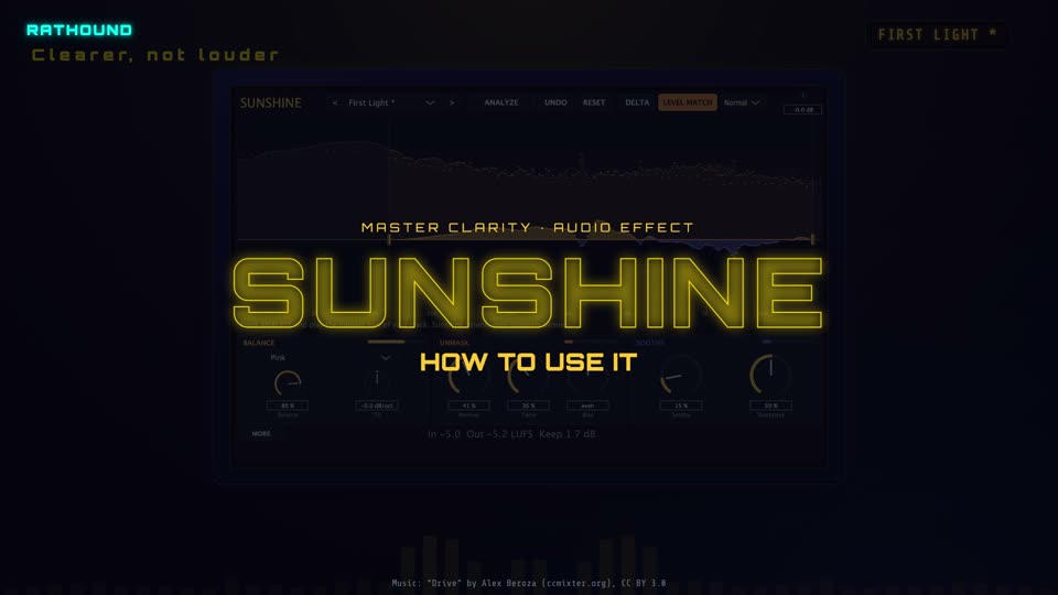 Sunshine how-to video